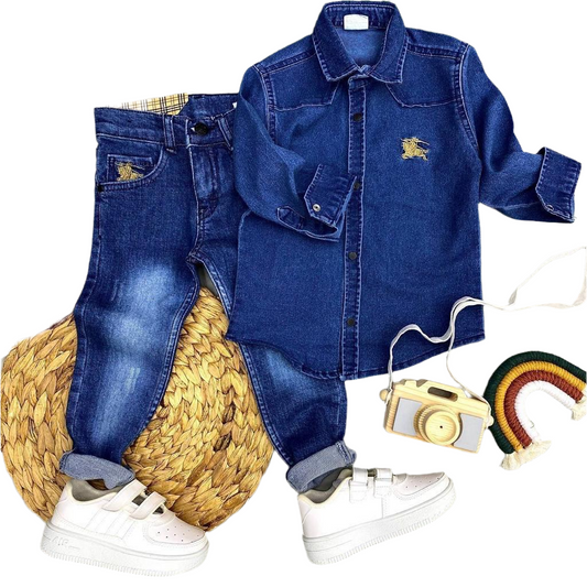 A set of kiddie denim
